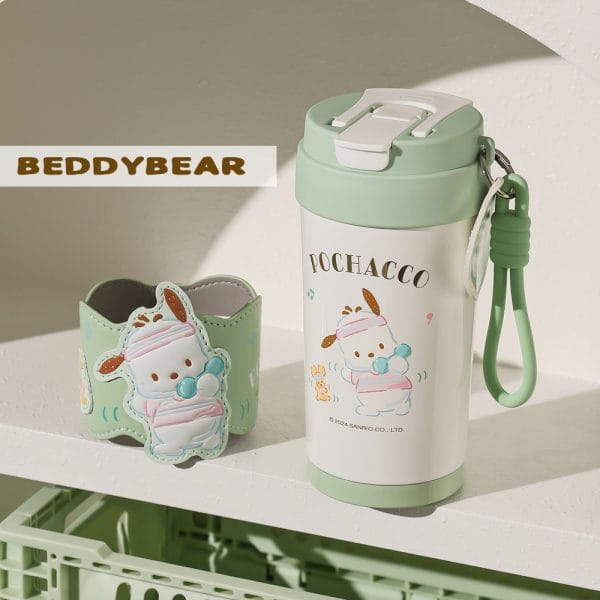 【BEDDYBEAR 杯具熊】帕恰狗輕心陶瓷保溫咖啡杯 316不鏽鋼保溫杯  咖啡隨行杯 500ml