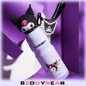 【BEDDYBEAR 杯具熊】KURMOI酷洛米運動直飲保溫杯 316不鏽鋼保溫瓶 旋蓋保溫杯 運動水壺 600ml