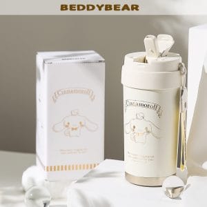 【BEDDYBEAR 杯具熊】大耳狗輕心保溫咖啡杯 316不鏽鋼保溫杯 陶瓷保溫杯 咖啡隨行杯 500ml