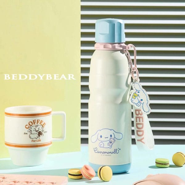 【BEDDYBEAR 杯具熊】大耳狗運動直飲保溫杯 316不鏽鋼保溫瓶 旋蓋保溫杯 運動水壺 600ml：圖片 3