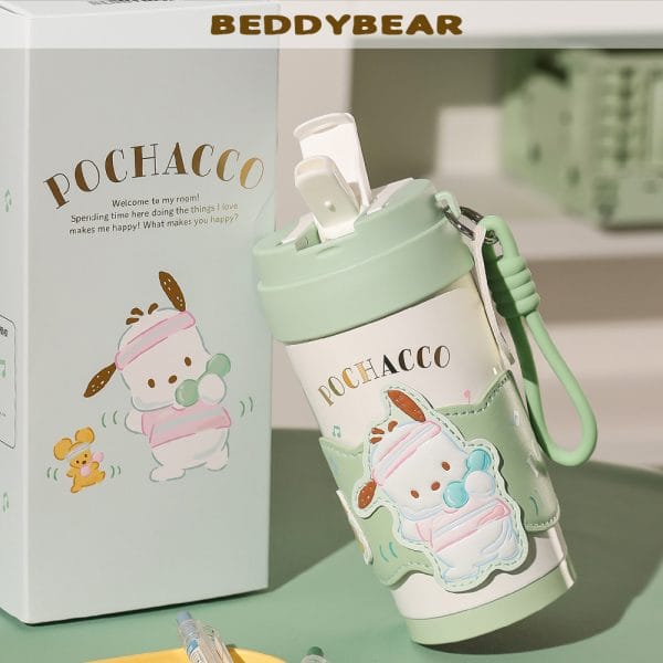 【BEDDYBEAR 杯具熊】帕恰狗輕心陶瓷保溫咖啡杯 316不鏽鋼保溫杯  咖啡隨行杯 500ml：圖片 2