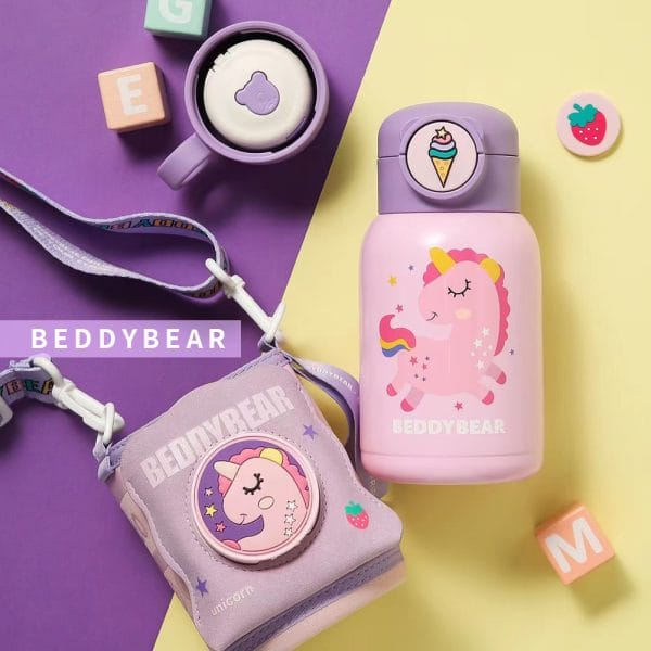 【BEDDYBEAR 杯具熊】豌豆系列動物兒童保溫瓶316不鏽鋼保溫瓶  兒童水壺 630ml：圖片 3