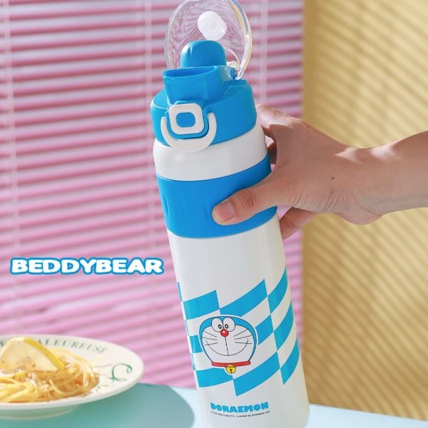 【BEDDYBEAR 杯具熊】哆啦A夢雙飲316不鏽鋼保溫杯  雙飲保溫健身運動水壺 大容量吸管杯 900ml：圖片 6