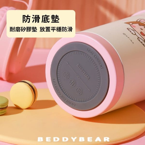 【BEDDYBEAR 杯具熊】櫻桃小丸子輕心保溫咖啡杯 316不鏽鋼保溫杯 陶瓷保溫杯 咖啡隨行杯 500ml：圖片 6