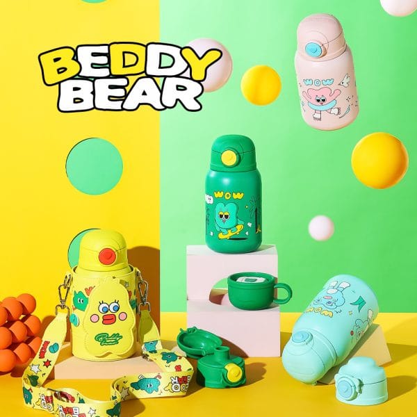 【BEDDYBEAR 杯具熊】WOW•戶外運動系列兒童保溫瓶  316不鏽鋼保溫水壺 兒童水壺 530ml