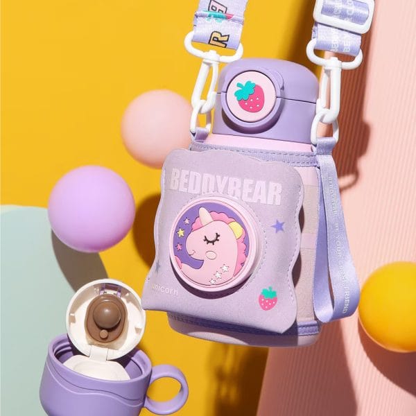 【BEDDYBEAR 杯具熊】豌豆系列動物兒童保溫瓶316不鏽鋼保溫瓶  兒童水壺 630ml：圖片 8