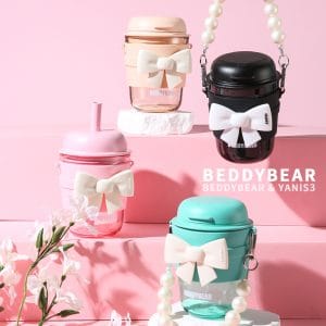 【BEDDYBEAR 杯具熊】BEDDYBEAR & YANIS3唐頓莊園系列鵝暖卵咖啡杯 TRITAN隨行杯 吸管杯380ml