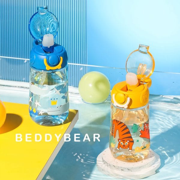 【BEDDYBEAR 杯具熊】夢幻草原系兒童學飲杯 兒童Tritan水壺  學習吸管杯 鴨嘴杯 400ml：圖片 2