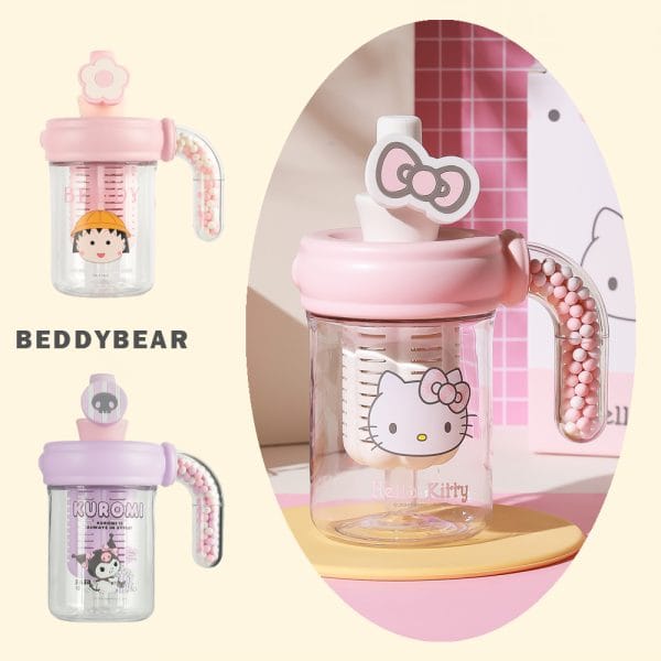 【BEDDYBEAR 杯具熊】海洋球茶水分離杯 TRITAN吸管杯 咖啡杯500ml
