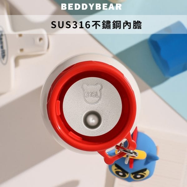 【BEDDYBEAR 杯具熊】 飛踢小新運動直飲保溫杯 316不鏽鋼保溫瓶 旋蓋運動水壺 (蠟筆小新) 600ml：圖片 2