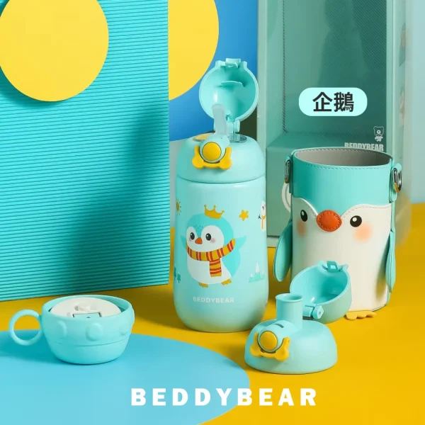 【BEDDYBEAR 杯具熊】搖搖動物系列兒童保溫瓶316不鏽鋼保溫瓶  兒童水壺 580ml：圖片 9