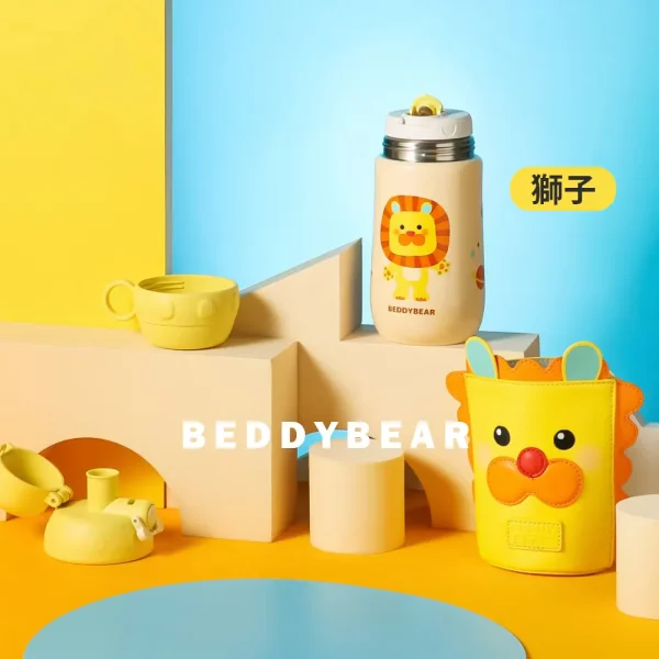 【BEDDYBEAR 杯具熊】搖搖動物系列兒童保溫瓶316不鏽鋼保溫瓶  兒童水壺 580ml：圖片 8